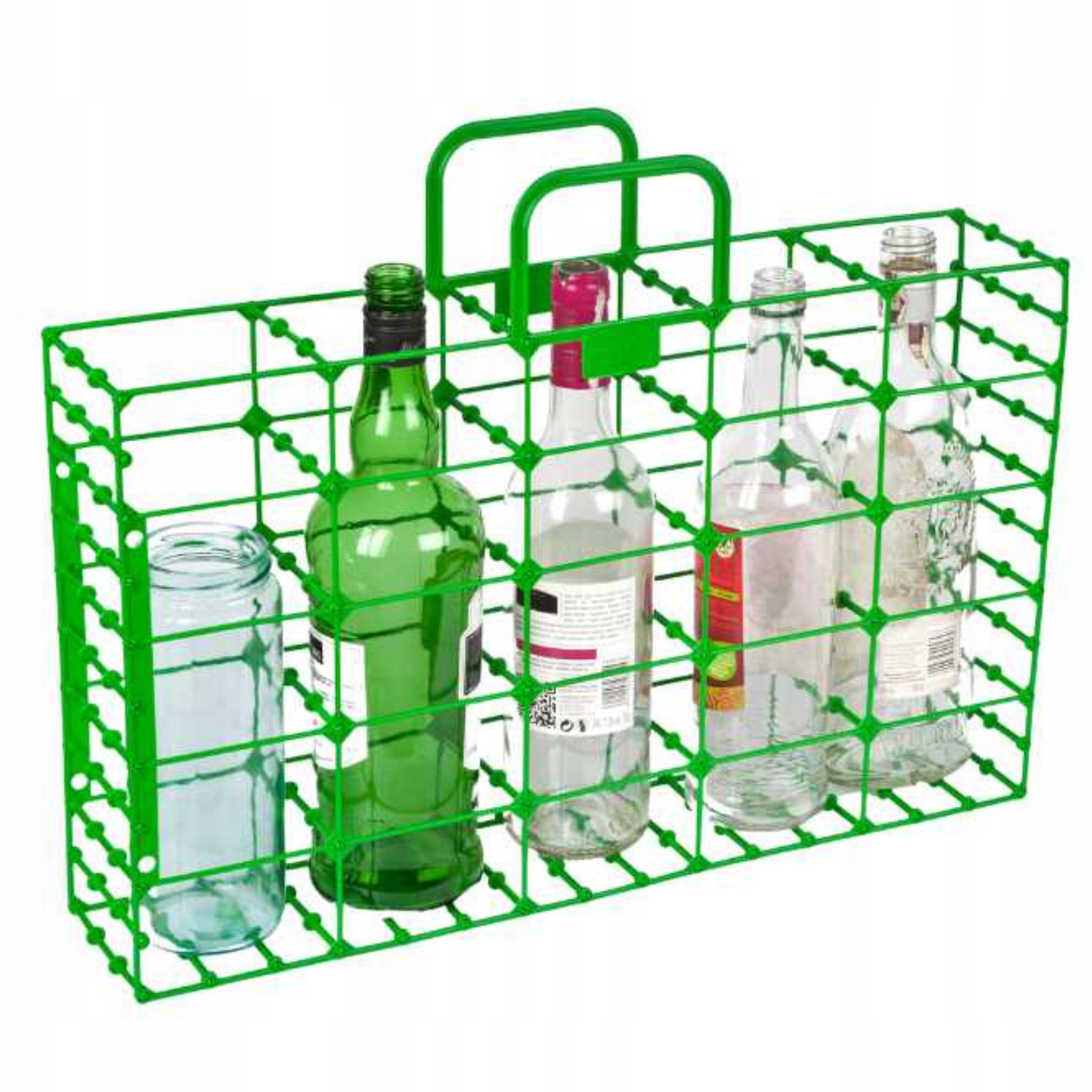 

Stojak na butelki słoiki szkło Koszyk 5 butelek