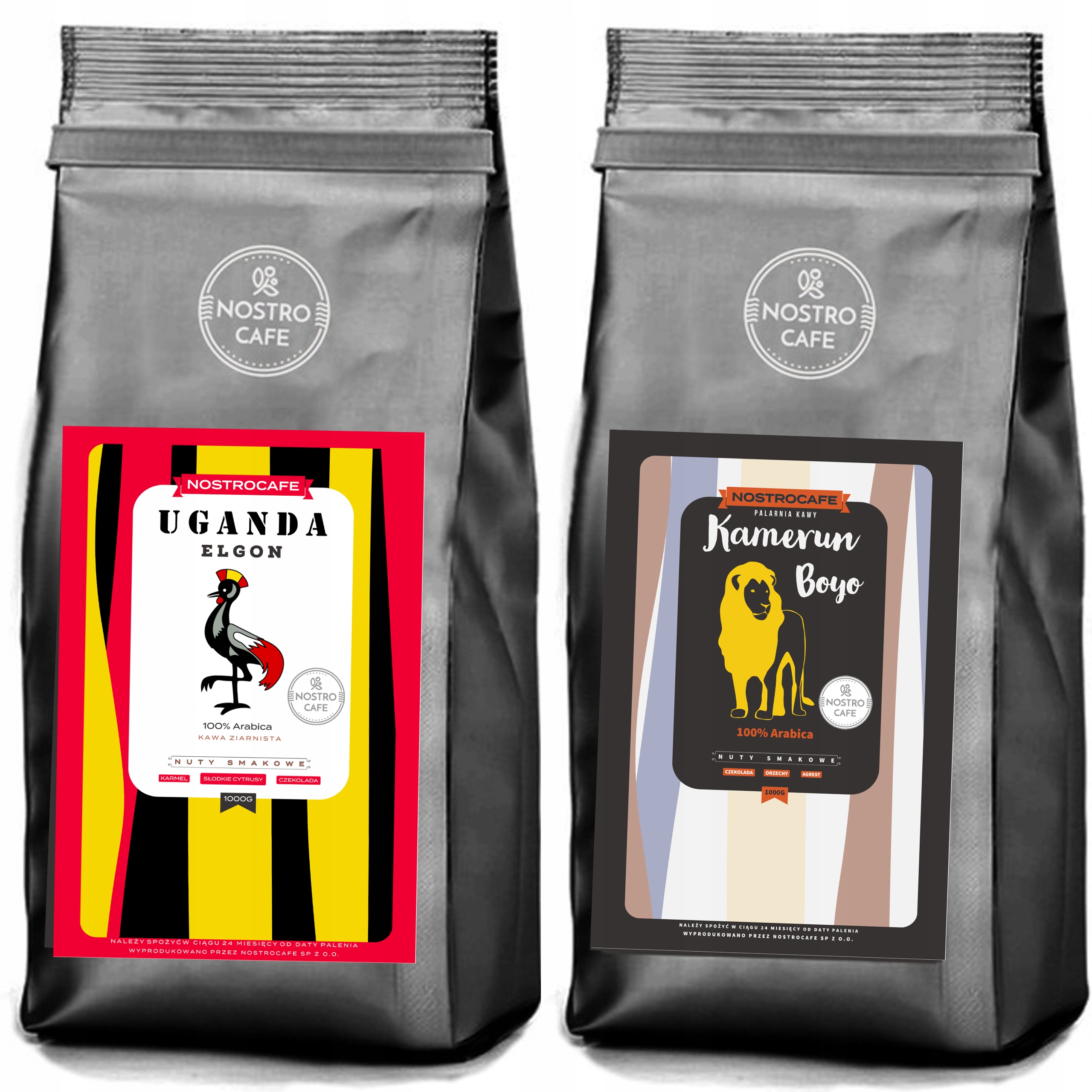 Levně Káva Zrnková 2KG Uganda Elgon, Kamerun Boyo