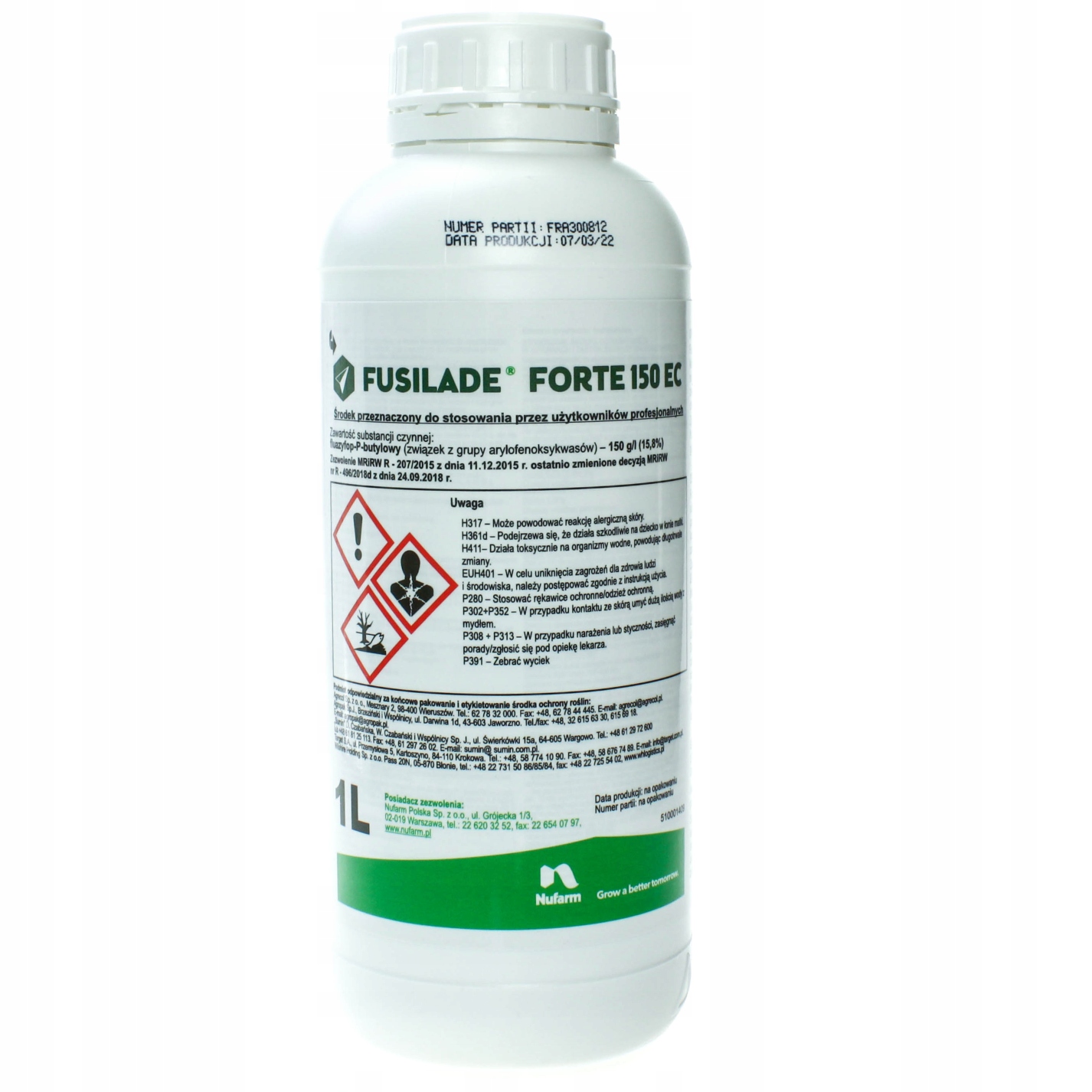 

Fusilade Forte 150 Ec Oprysk Na Chwasty Perz 1L