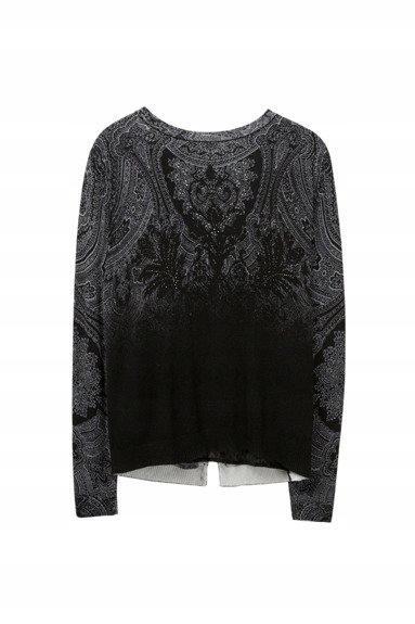 

Desigual Jers Edimburgo bluzka czarna r.S PH63 10