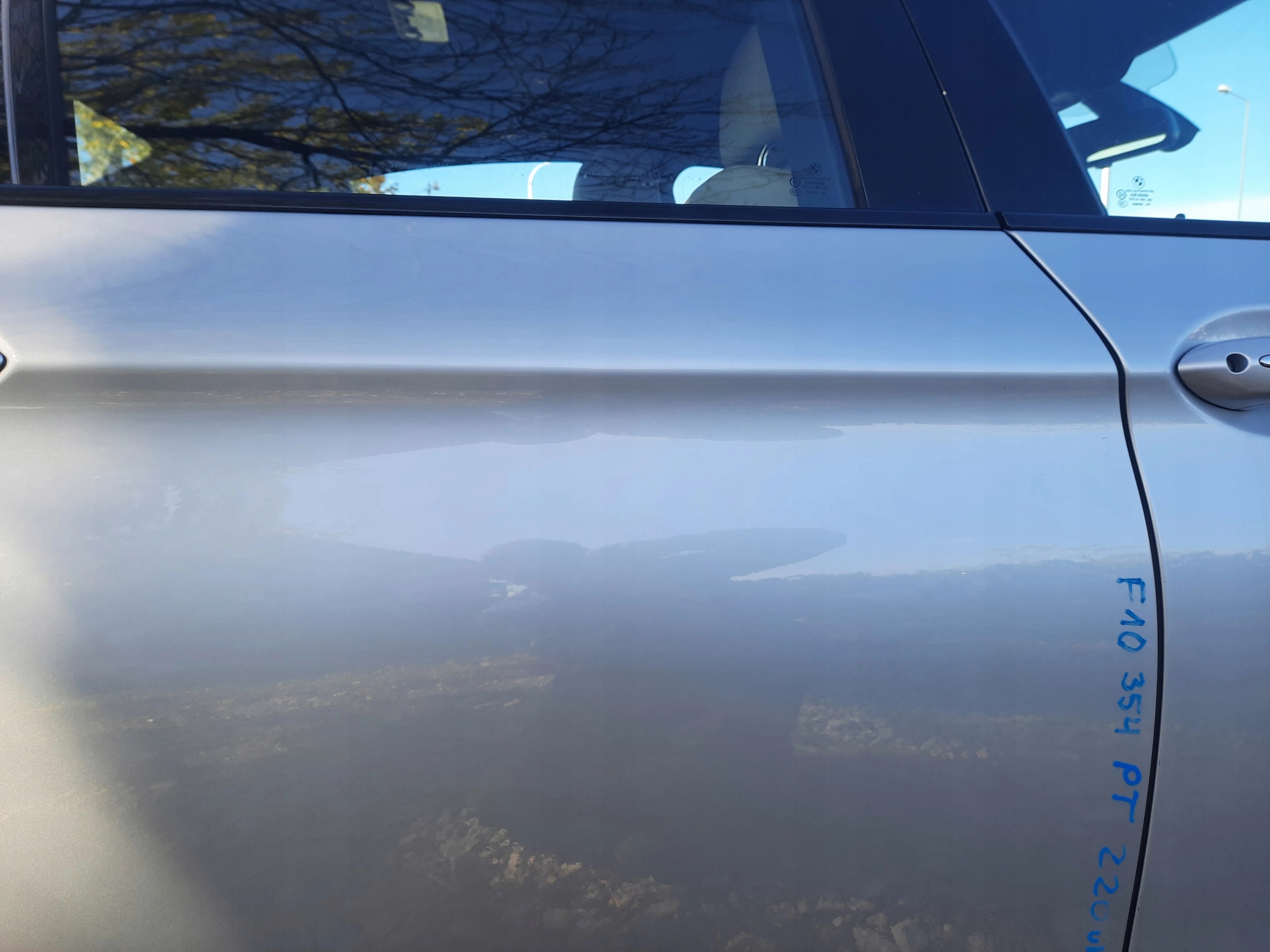 BMW 5 F10 Tür Hinten Rechts Door Porta Porte - Thumbnail 8