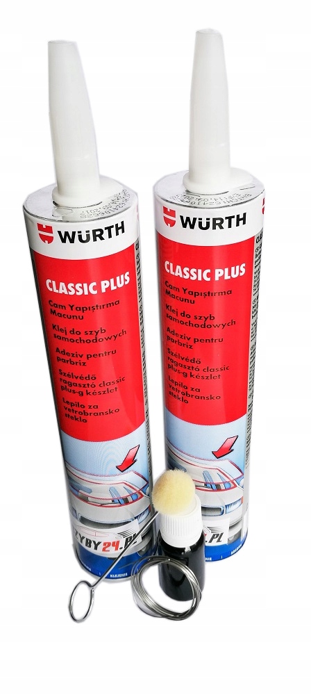 

Zestaw do montażu szyb 2xWURTH 300+ primer 10ml