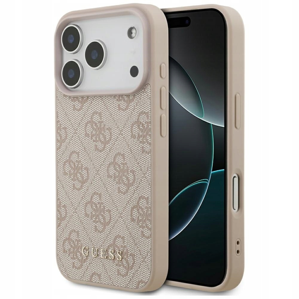 Oryginalne etui Guess iPhone 17 Pro różowy pokrowiec plecki case cover