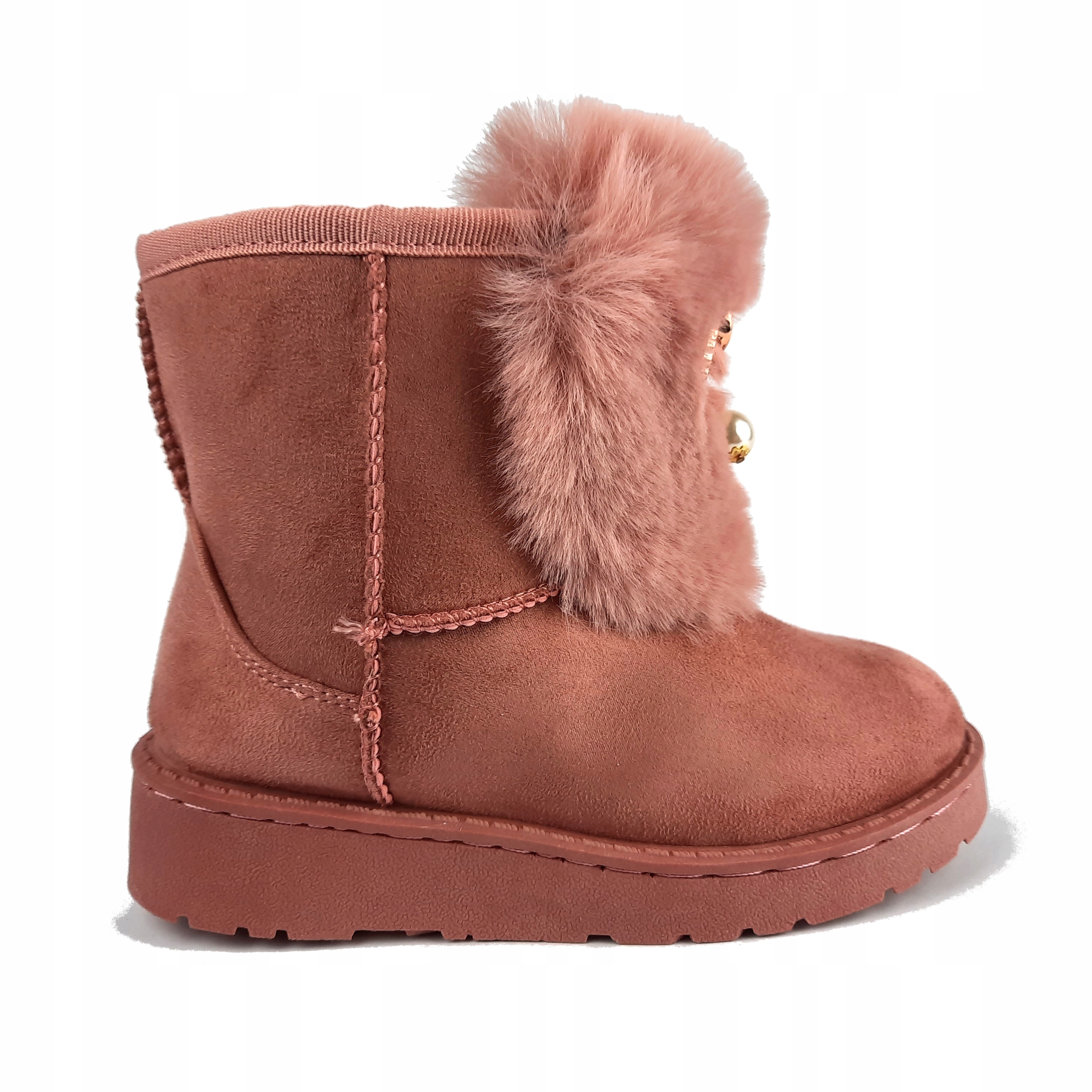 Dziecięce botki ocieplane różowe G8325 (29)
