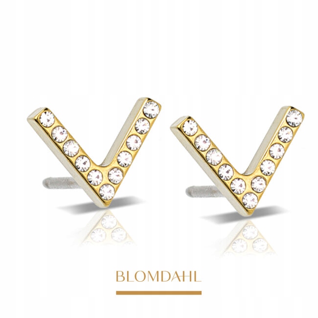 Hypoalergenní Náušnice Blomdahl Brilliance V Crystal 8 mm