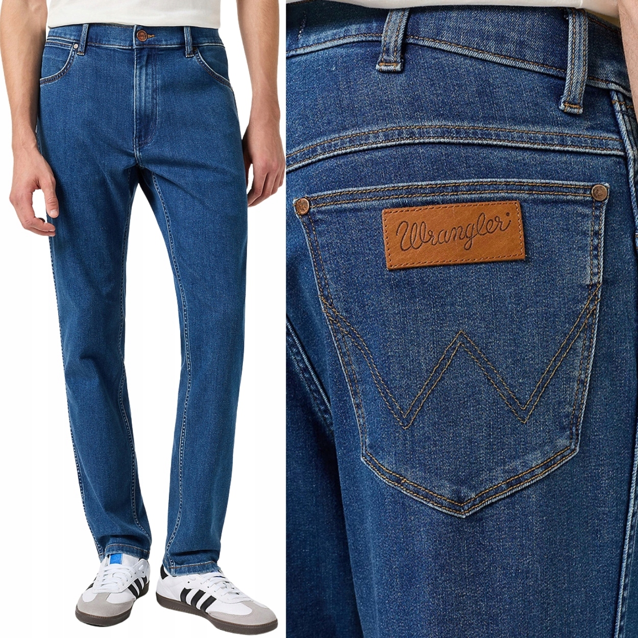 Wrangler River Coldwater klasické elastické džínové kalhoty W32 L32