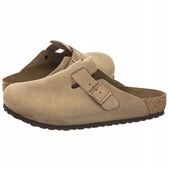 Boty Nazouváky Kožené Pánské Birkenstock Boston Bs Tabacco Hnědé