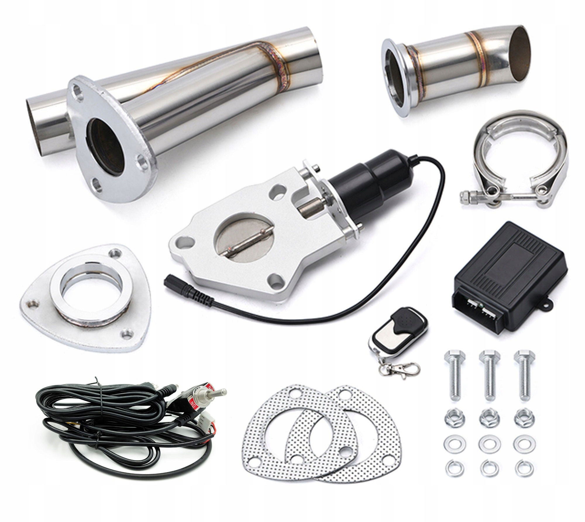 ELEKTRYCZNA PRZEPUSTNICA WYDECHU NA PILOTA 51MM