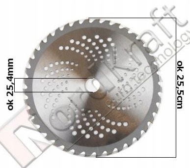 TARCZA WIDIOWA ZE SPIEKAMI PIŁA DO KOSY 40z Kod producenta TUREK AKC-0085