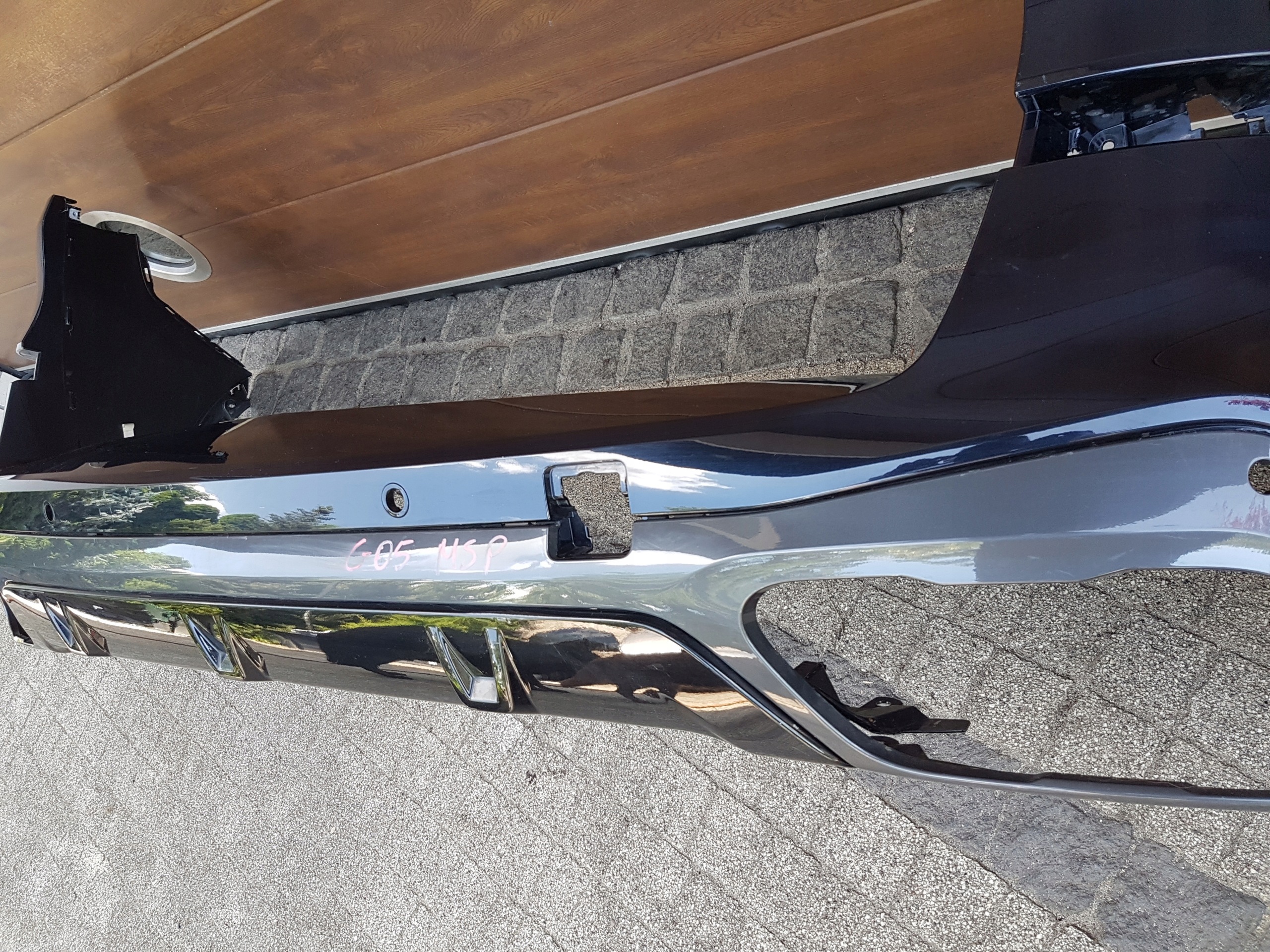bumper rear BMW X5 G05 m-packet