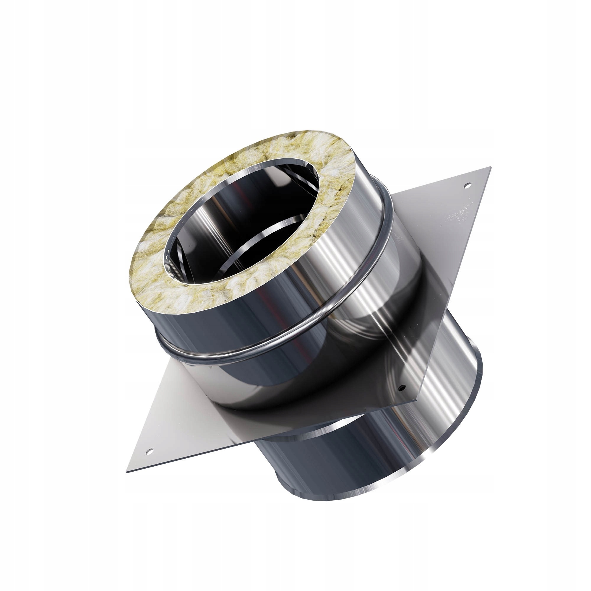 Kzd Dvoustěnná odlehčovací konzola fi 140 gr. 0,8 mm komínová podpěrná vložka