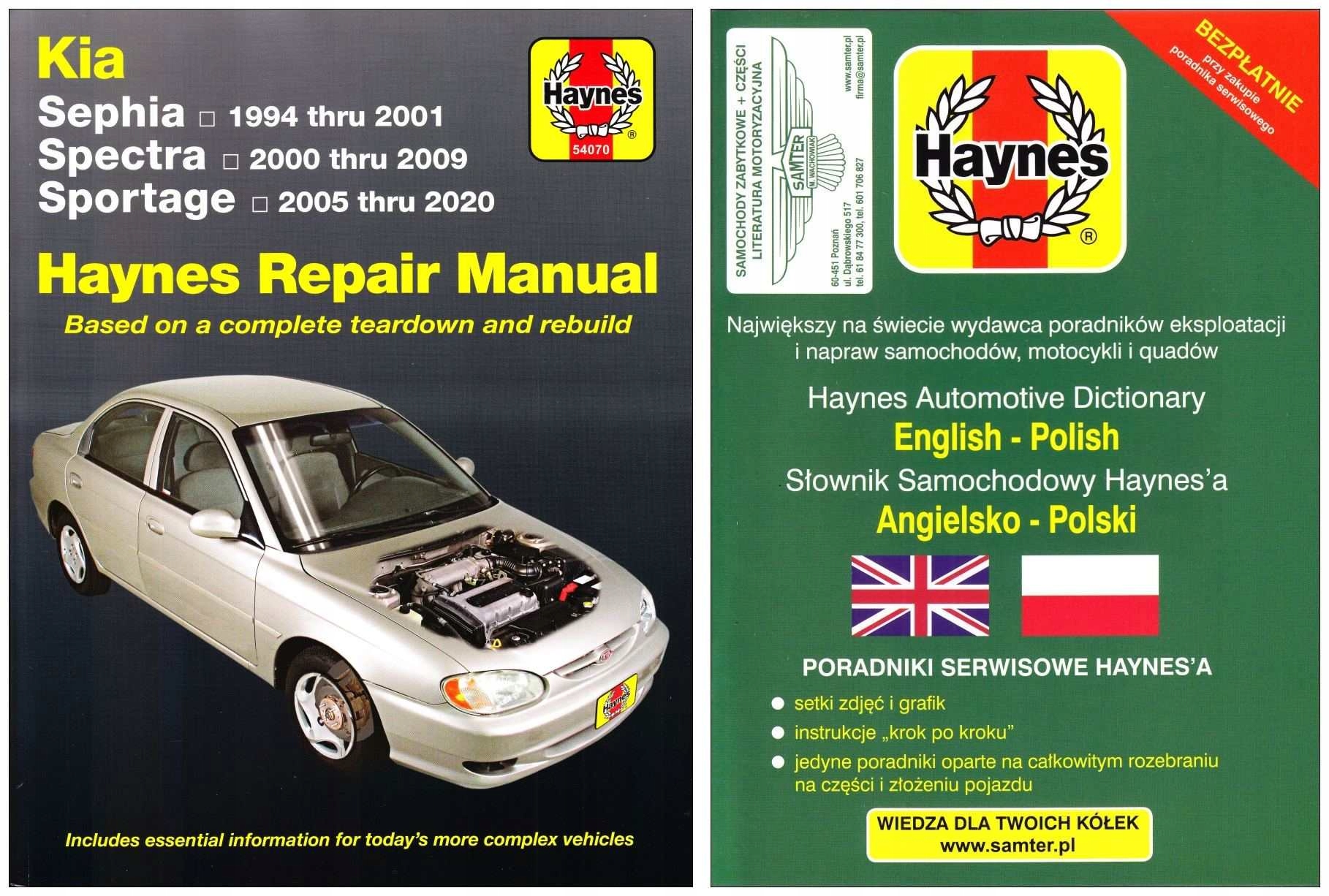 Kia Sephia Spectra Sportage 1994-2020 Shuma Cerato