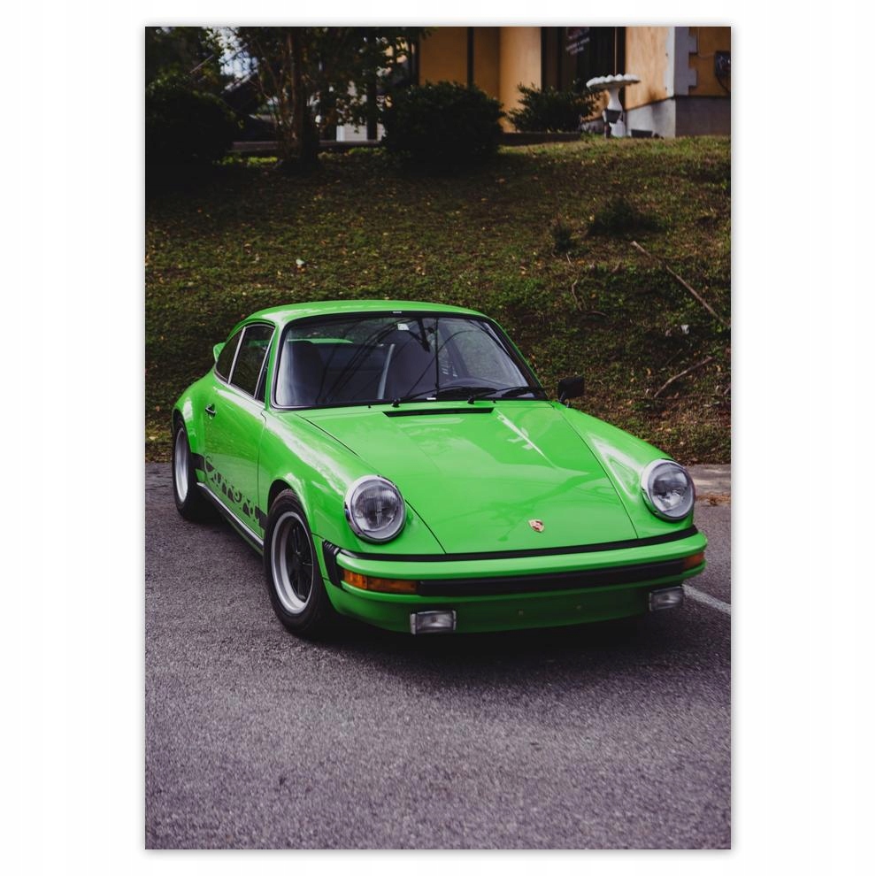 

Naklejki 50x70 Zielone Prosche SportCar