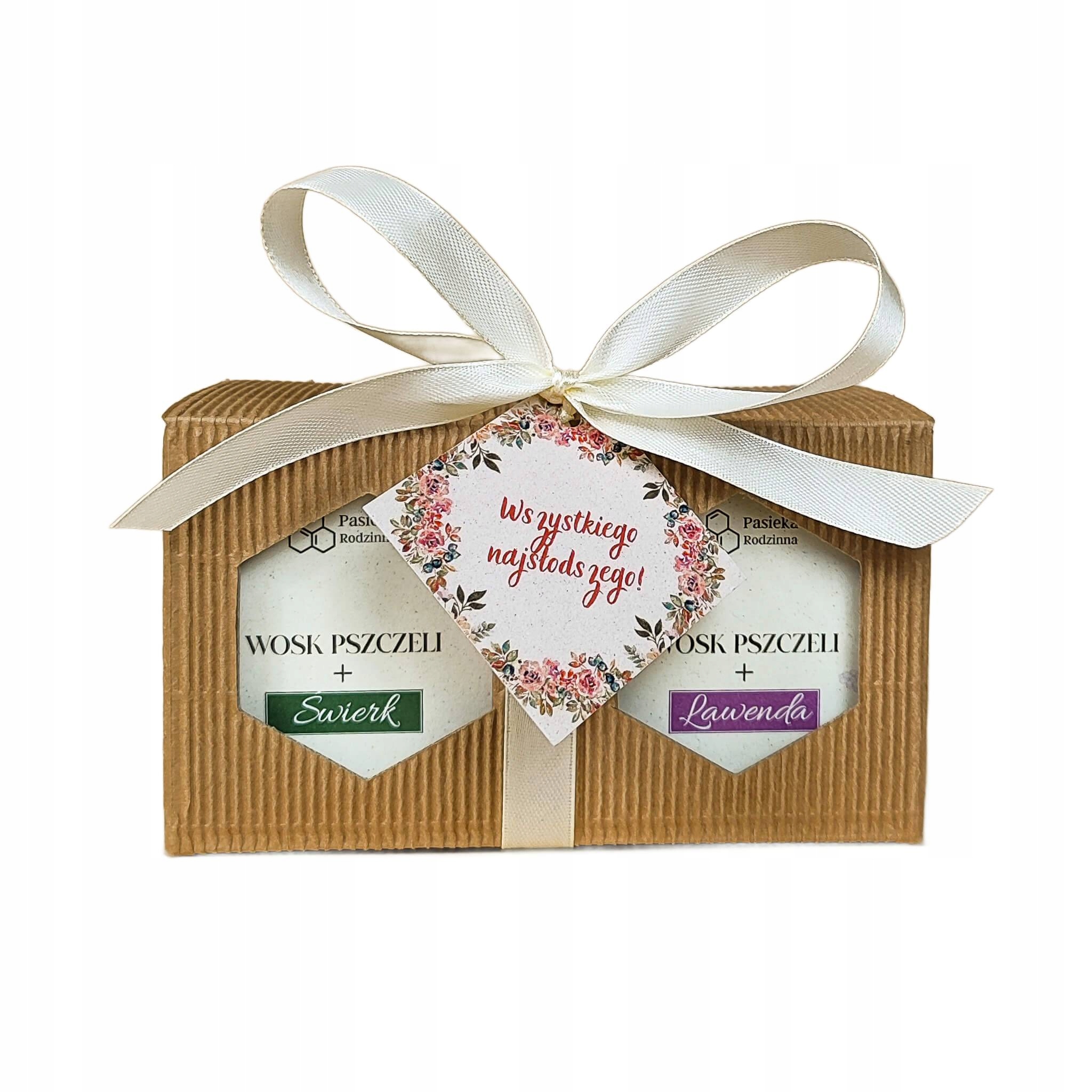 Levně Dárková sada svíček Levandule Smrk 120 ml Pro ni na Valentýna