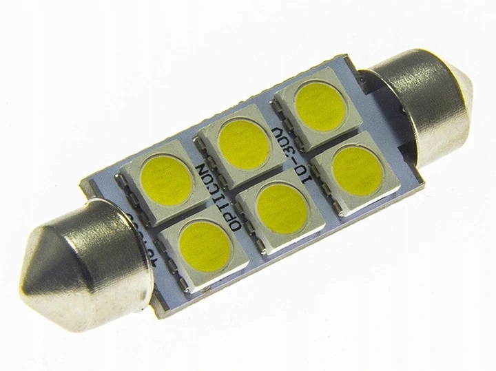 

Żarówka Led 42mm C5W C10W 12V 24V DC Biały 4500K