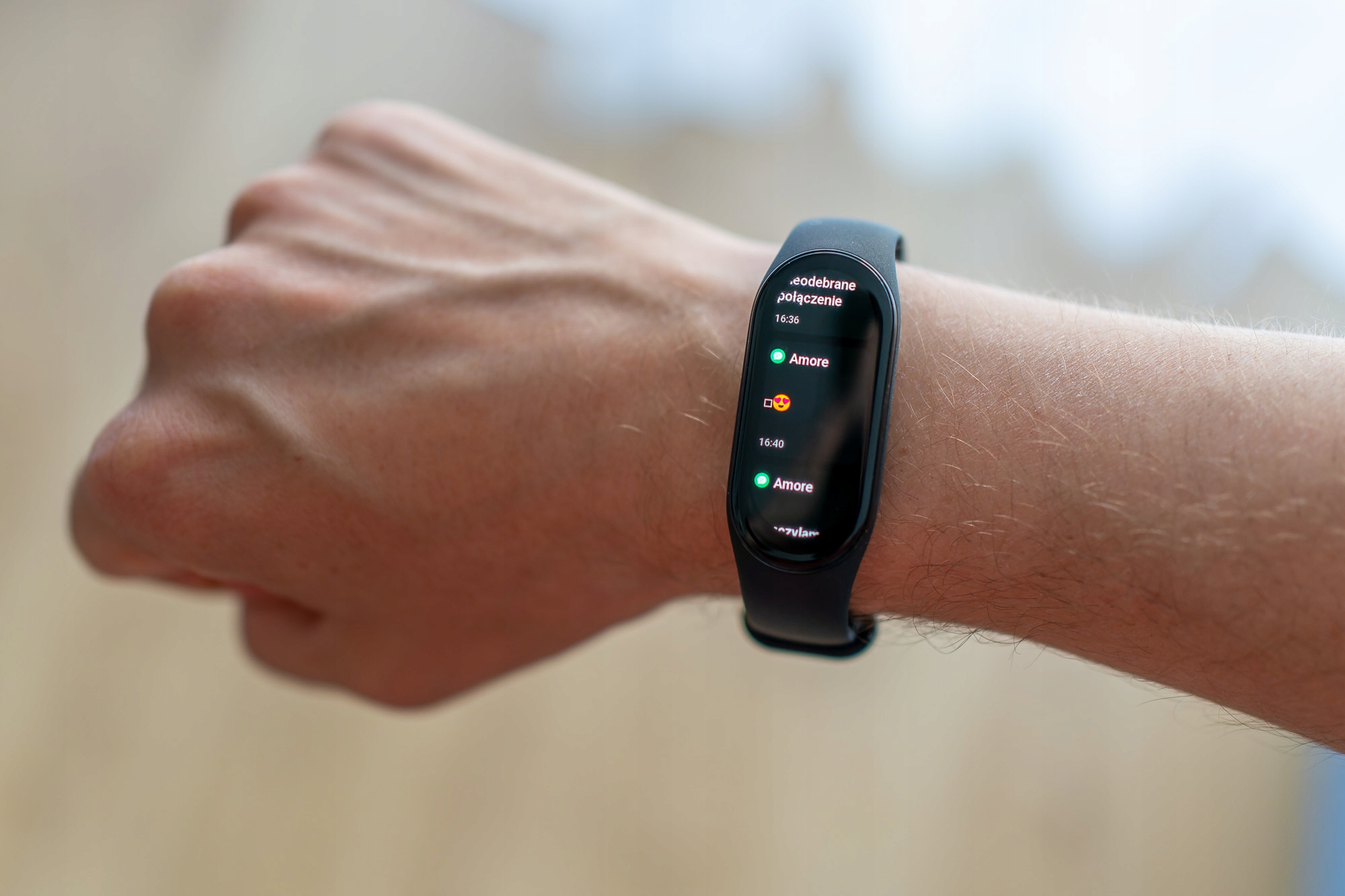 ZEGAREK SMARTWATCH M7 MĘSKI DAMSKI SMARTBAND WODOODPORNY Z POWIADOMIENIAMI Transmisja danych 5G