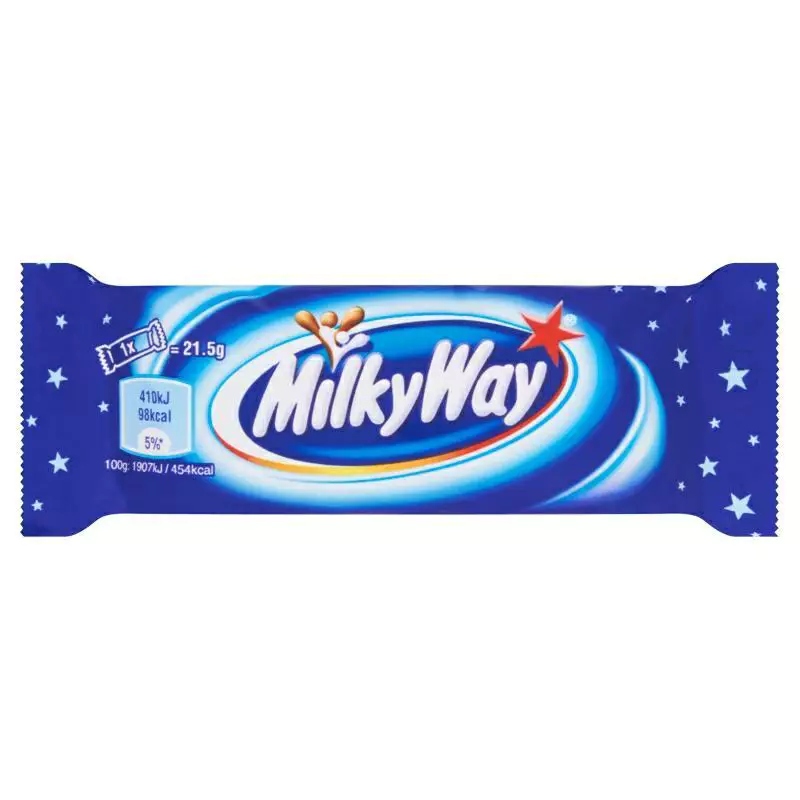 Levně Tyčinka Milky Way s náplní v mléčné čokoládě 21,5 g, 56 kusů