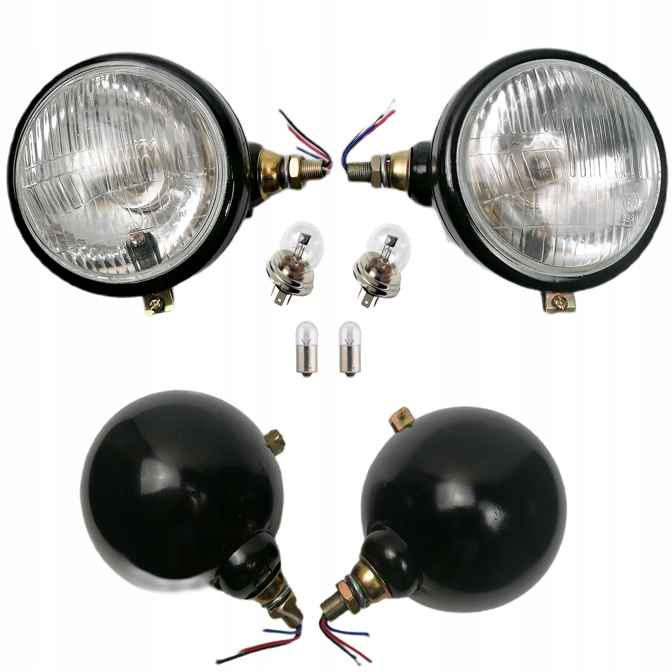 Lampy przednie reflektory 2szt. C-328 C-330 C-360 URSUS z żarówkami 330 360