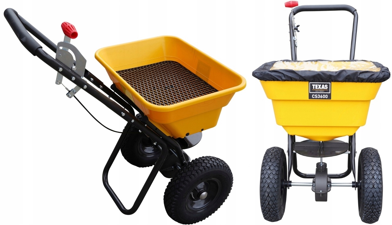 

Texas Siewnik Rozrzutnik Rozsiewacz Nawozu 36L