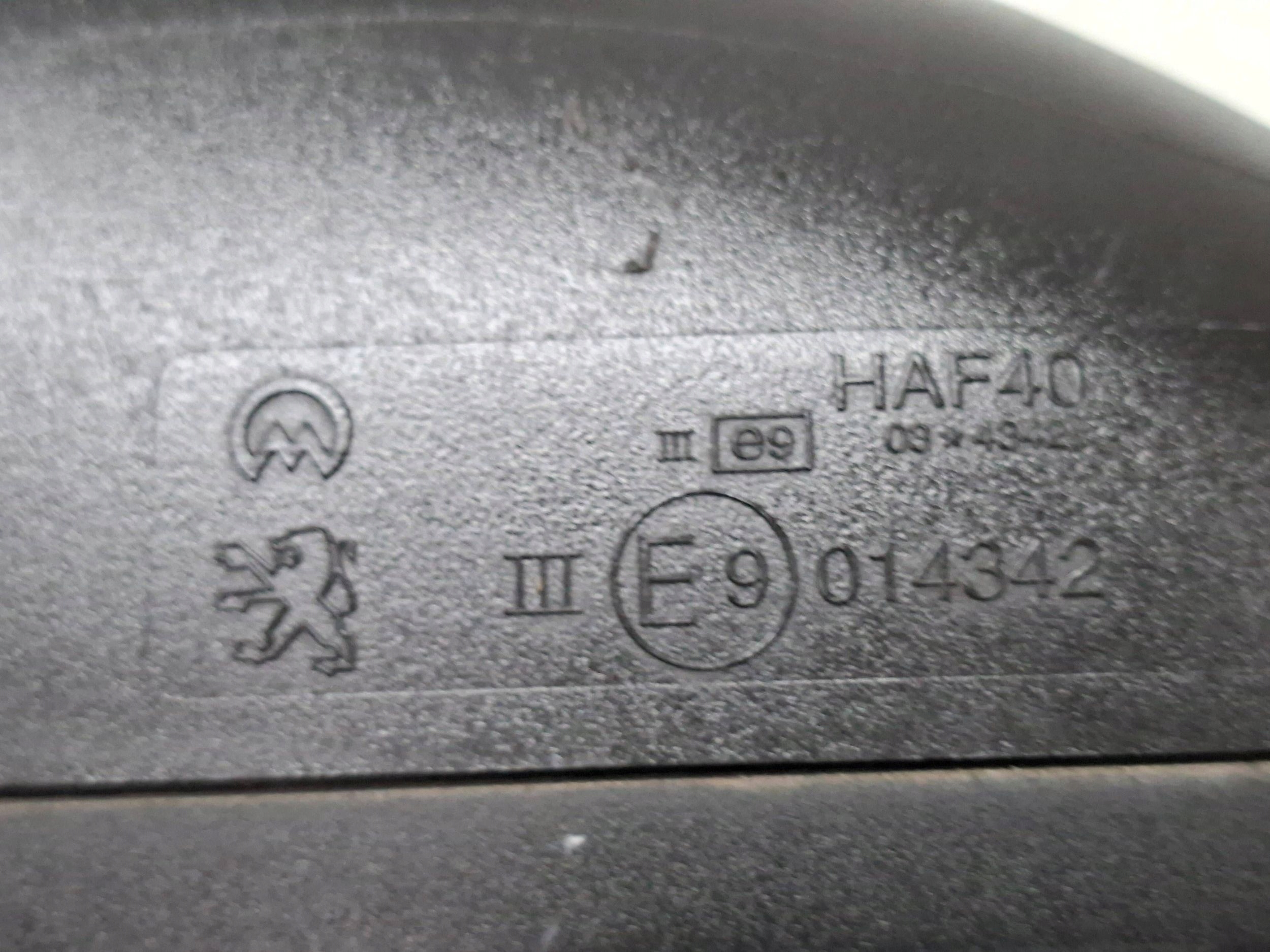 mirror exterior left 96806498XT PEUGEOT 207 4 PIN 2009