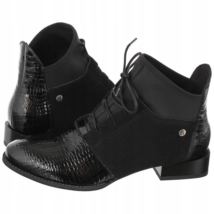 

Buty Damskie Botki Maciejka Czarne 04744-20