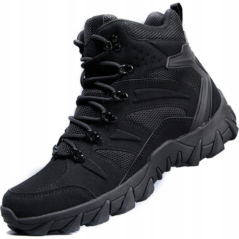 Buty Taktyczne Wojskowe Wodoodporne Skórzane Trekkingowe