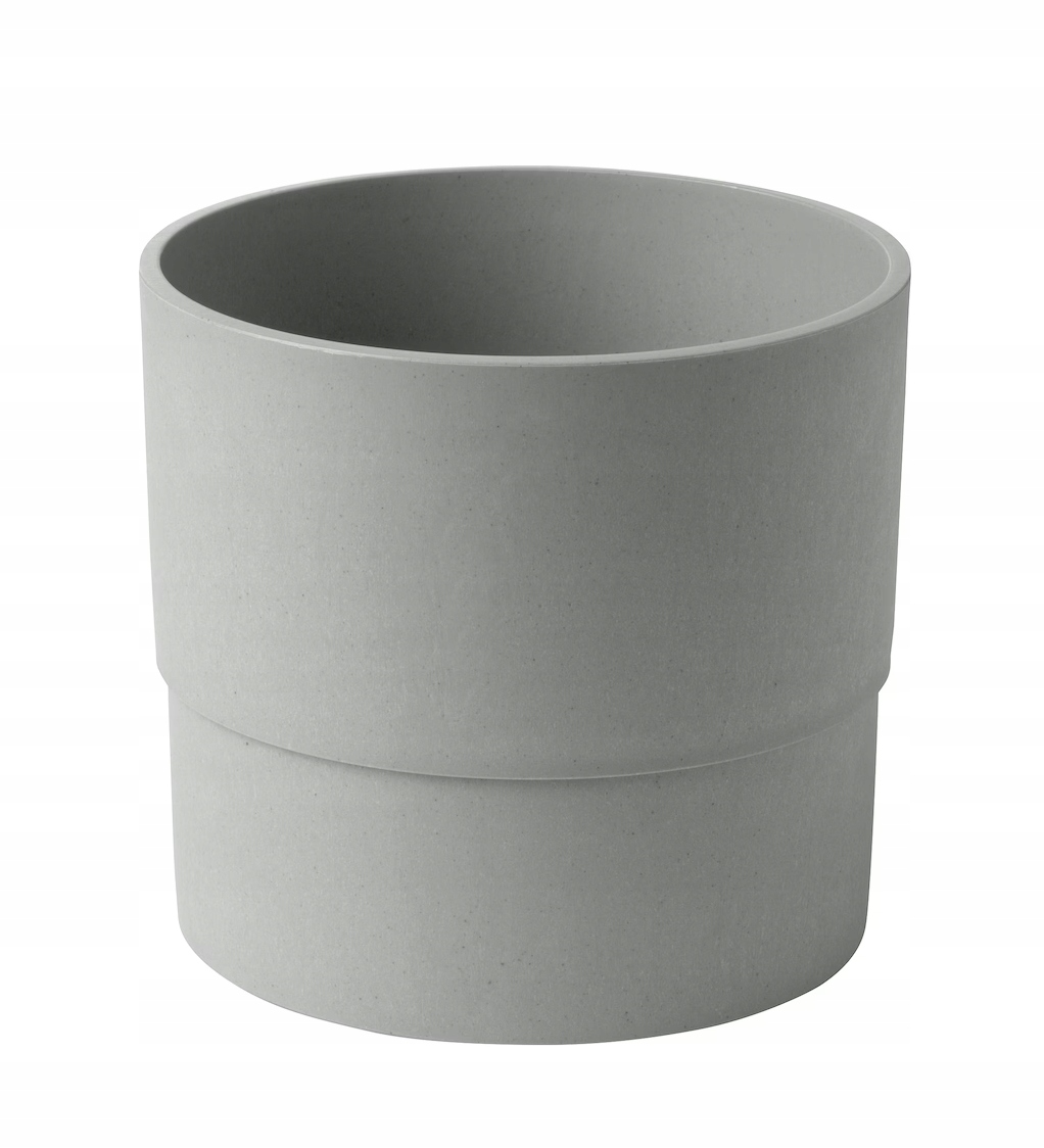 

Ikea Nypon osłonka na doniczkę szara 15cm 5616