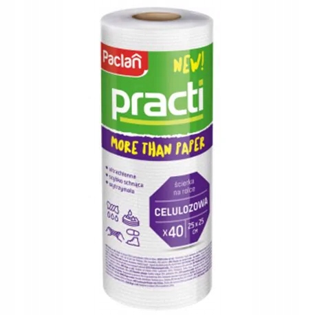 

Paclan Practi ściereczka na rolce 40 szt.