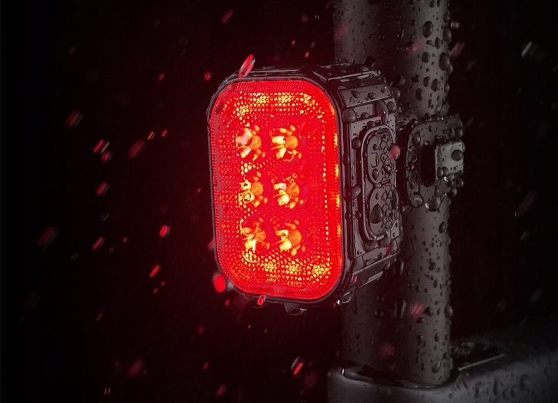 LAMPKA ROWEROWA LED PRZÓD MOCNA + TYŁ ZESTAW Zasilanie USB