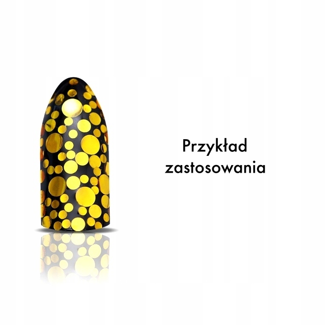 CONFETTI - kółka,piegi na paznokcie - RÓŻOWO-ZŁOTE Marka Raisin