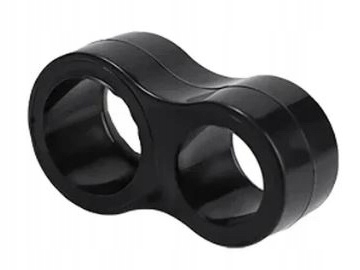 ODBOJNIK OGRANICZNIK SILIKONOWY NA KLAMKĘ DRZWI ODBÓJ OSŁONA CZARNY 4 szt Długość (cm) 4.4