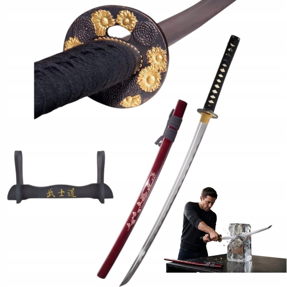 Profesionální Tréninkový Meč Samurajská Katana Stojan DS034