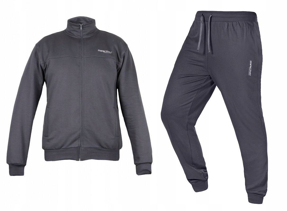 

Męski Dres Komplet Sportowy 304 303 Grafitowy _L