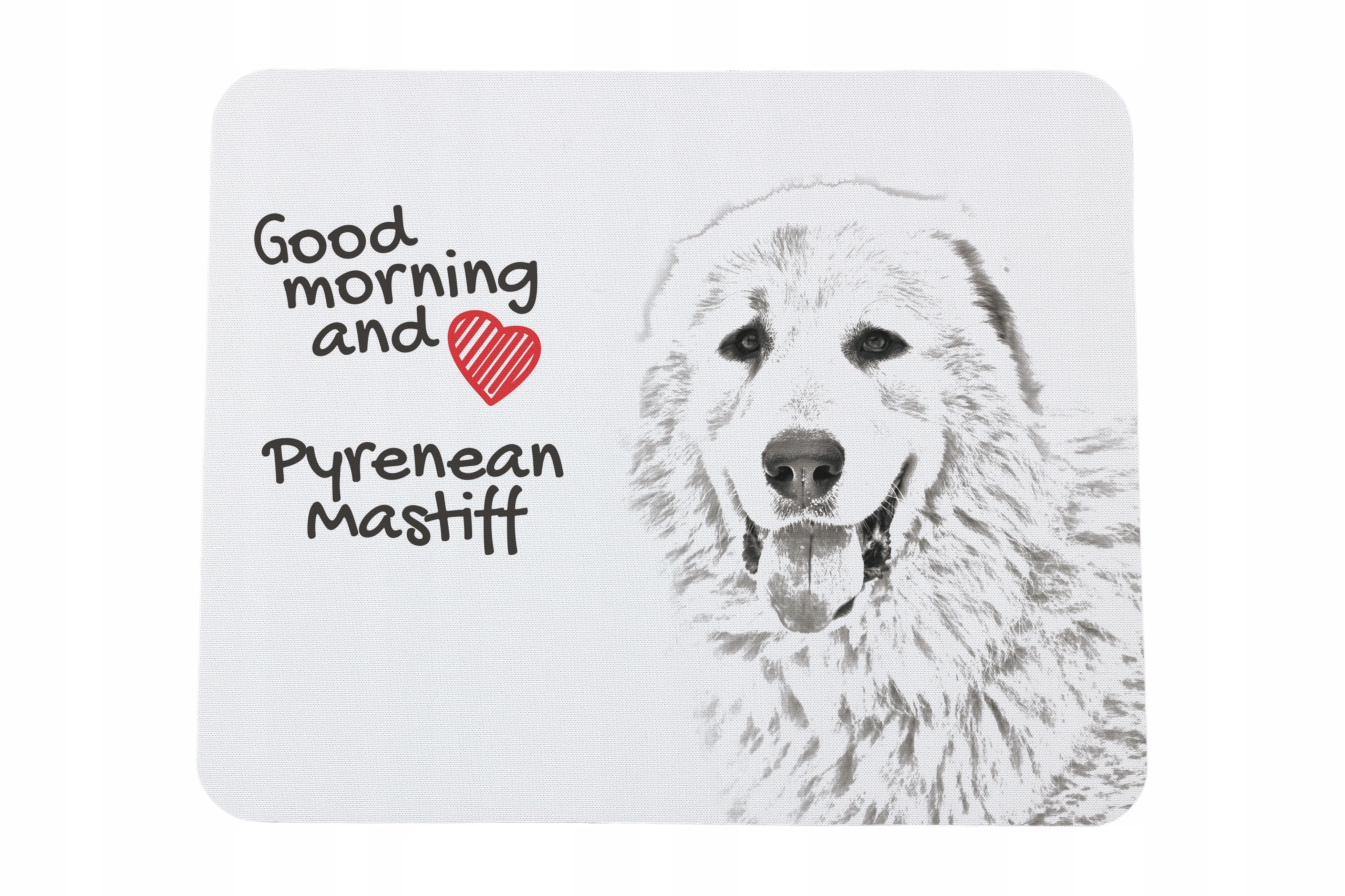 Mastif pirenejski podkładka pod myszkę z nadrukiem, personalizowana podkł