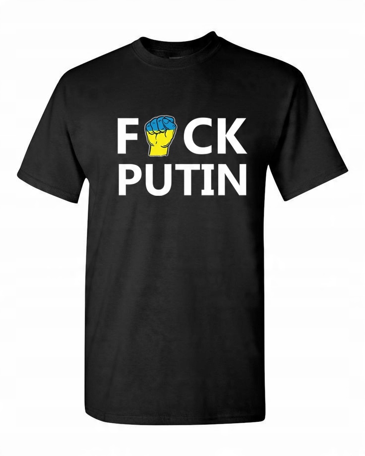 

T-shirt Koszulka Wolna Ukraina Flaga Putin L