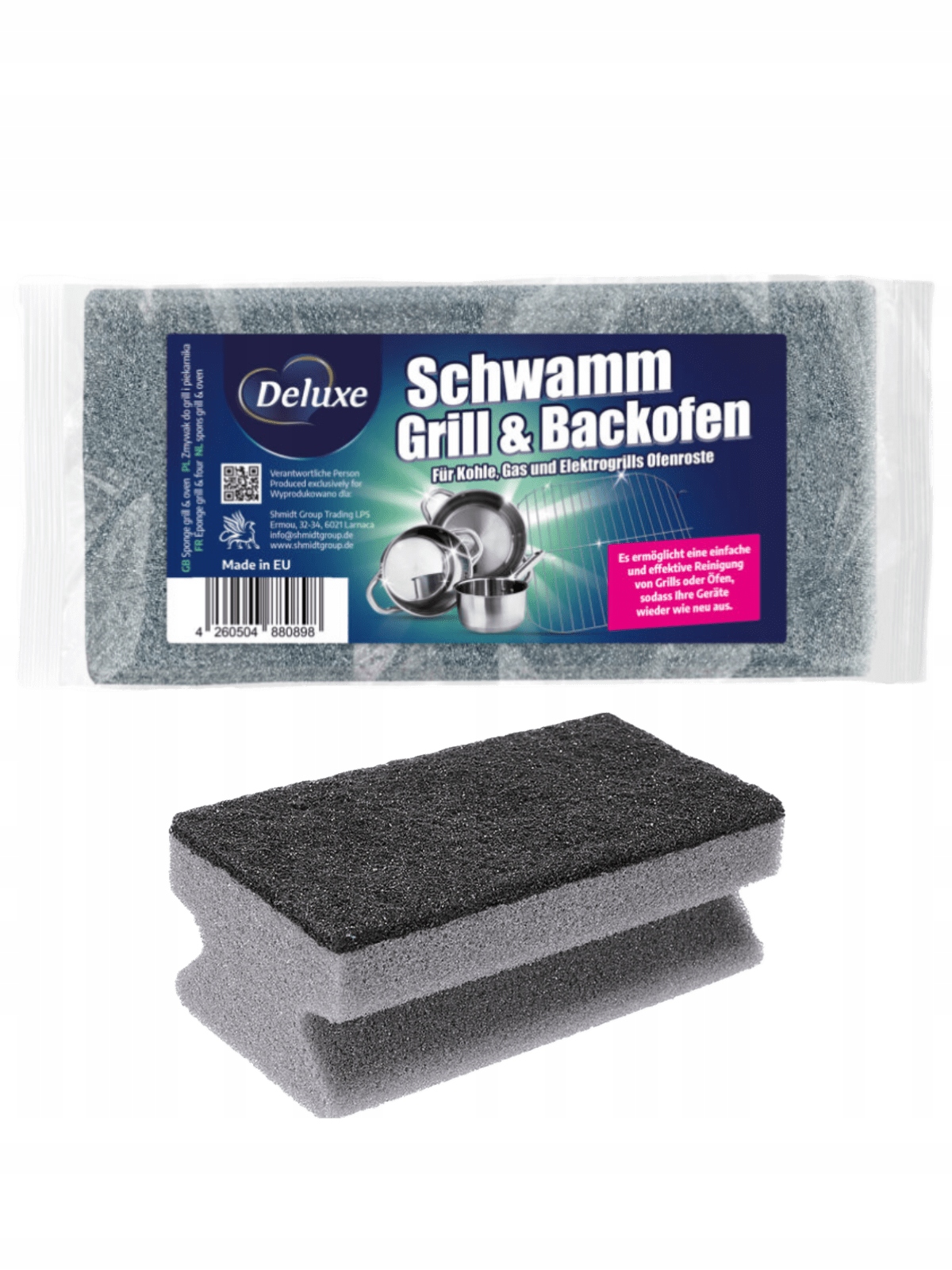 

Deluxe Gąbka Grill & Backofen czarna