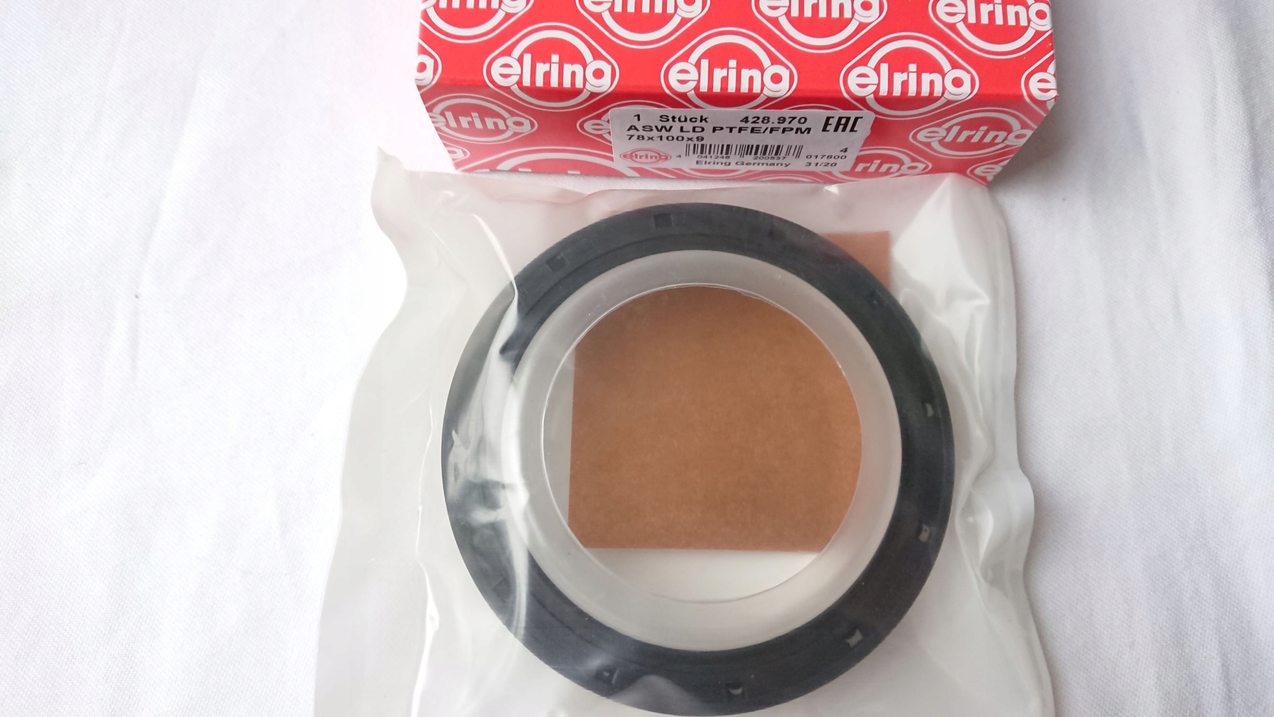 USZCZELNIACZ WAŁU KORBOWEGO OPEL CORSA C 1.3 CDTI Producent części Elring