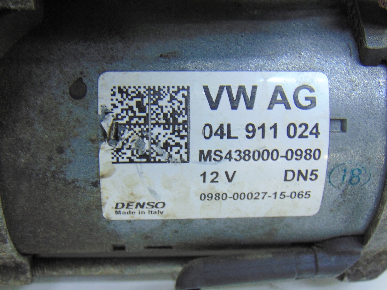 starter AUDI A4 B9 A5 8W A6 C7 2.0 TDI 04L911024