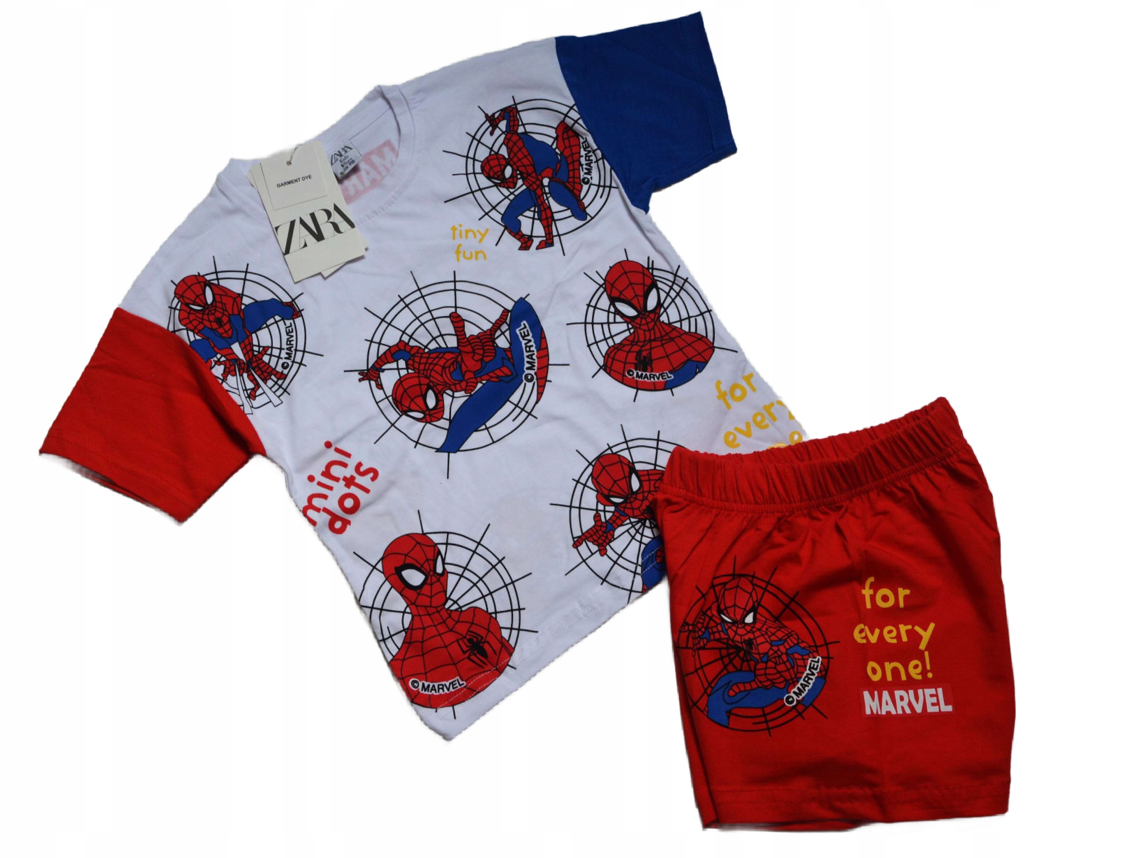 MARVEL komplet 122 7 lat SPIDERMAN bawełna Zara Marka Zara