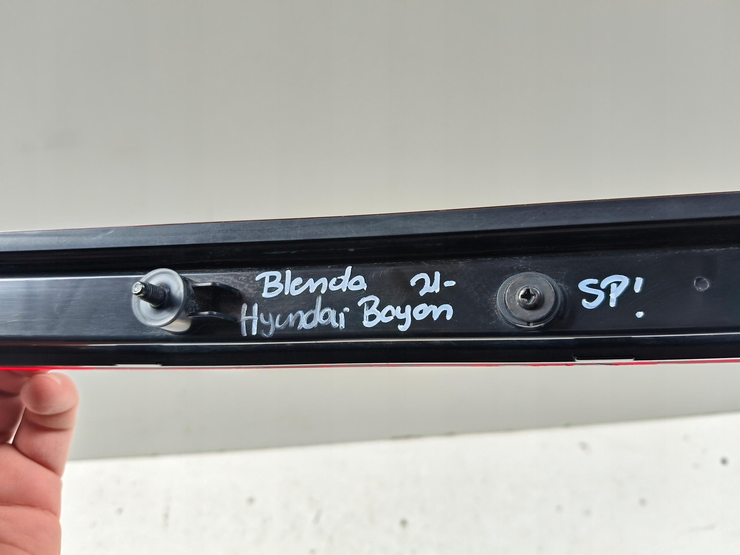 light rear cap bonnet HYUNDAI BAYON 21- LED