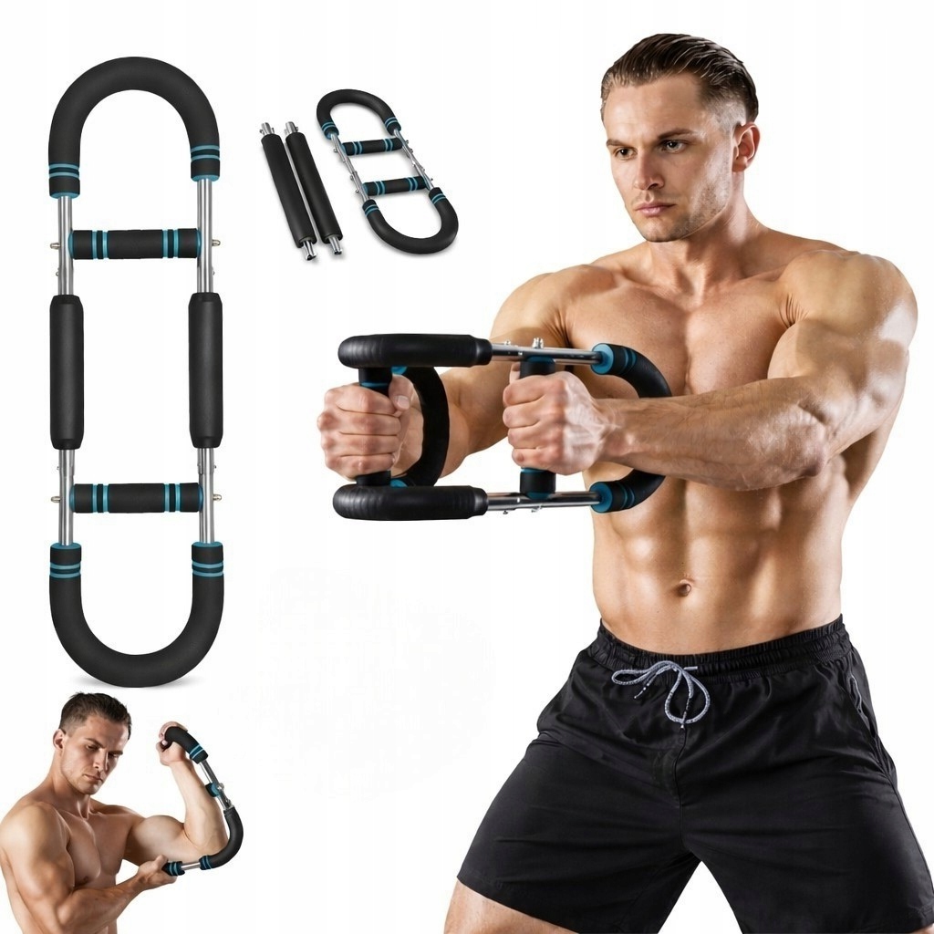 TRENER RAMION REGULOWANY 50KG EKSPANDER KLATKI PIERSIOWEJ DO DOMU
