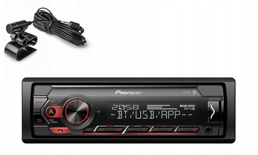 Pioneer MVH-S320BT Bluetooth autorádio MP3 Aux MP3 Usb 4 x 50 W