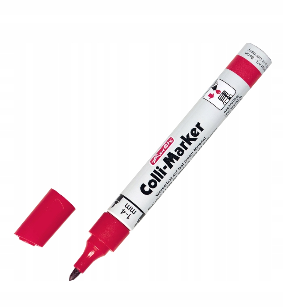 

Marker Mazak Wodoodporny Herlitz Colli Czerwony