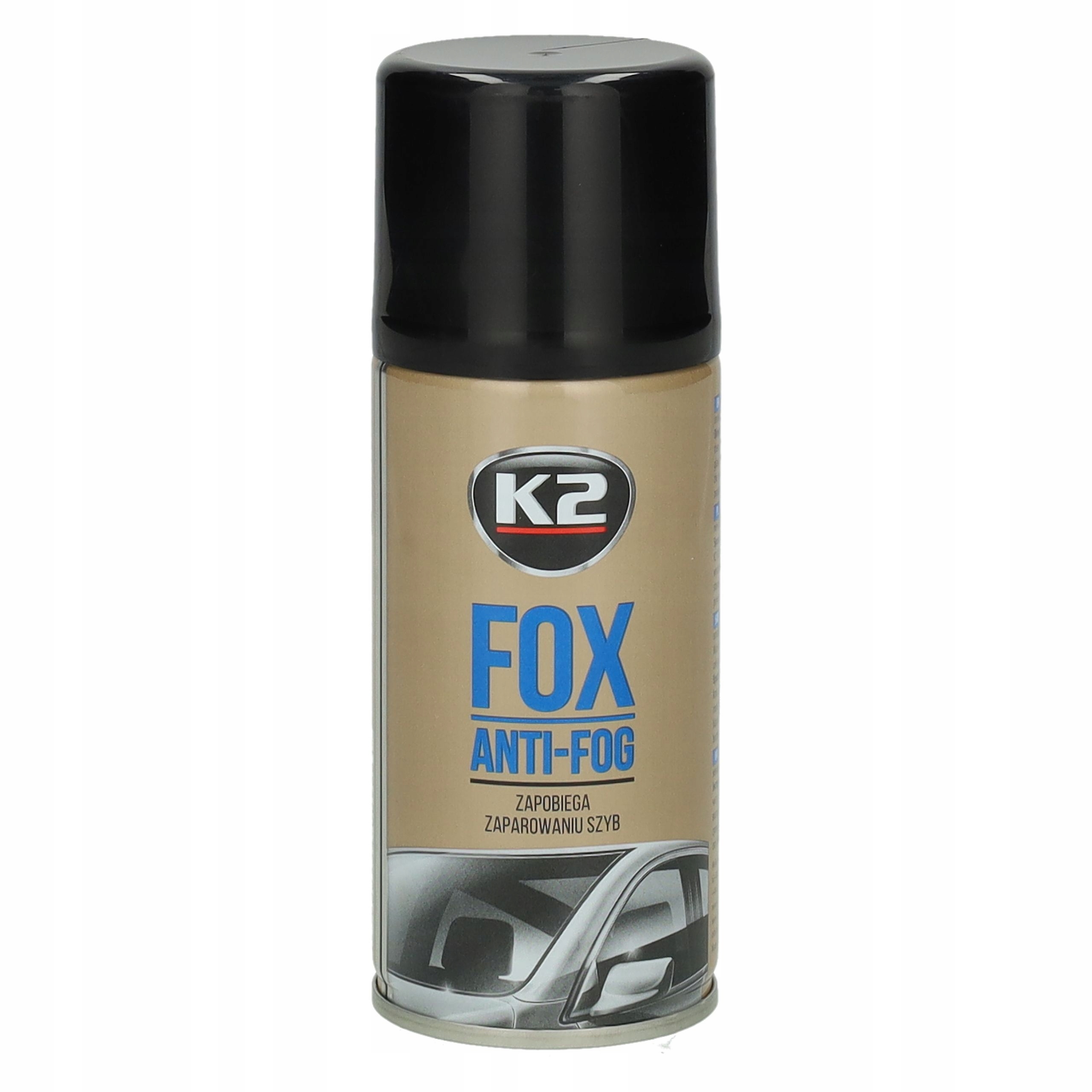 Antypara K2 Fox Zapobiega Parowaniu Szyb 150ml
