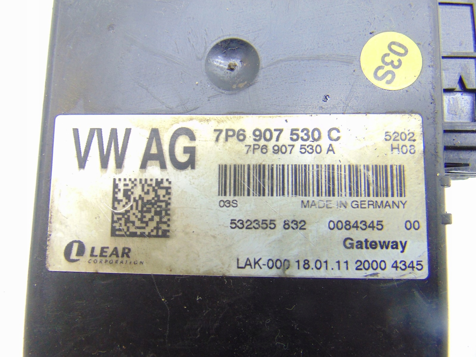 module control unit GATEWAY VW TOUAREG II 7P 7P6907530C