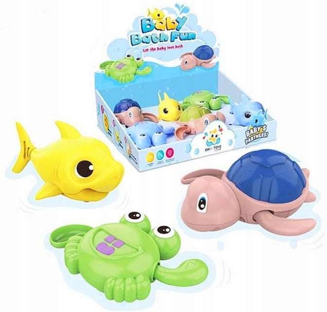 

Żółwik Nakręcany Pływający Do Wody Kąpieli Wanny