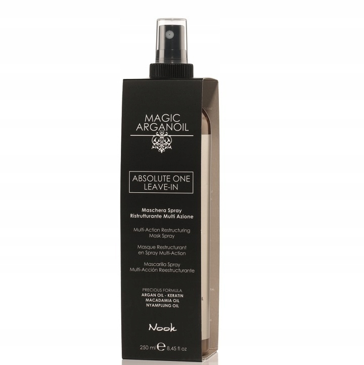Nook Magic Arganoil Leave-In, Maska w Sprayu z Olejkiem Arganowym, 250ml