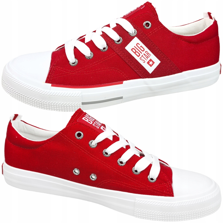 

Trampki Big Star męskie czerwone buty HH174040 41