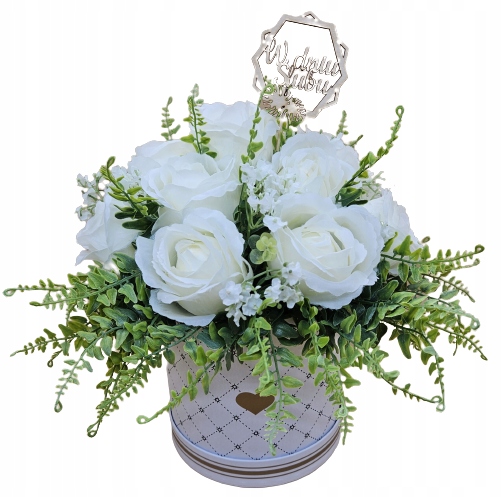 Elegantná kvetinová krabička na svadbu Dora Art Studio