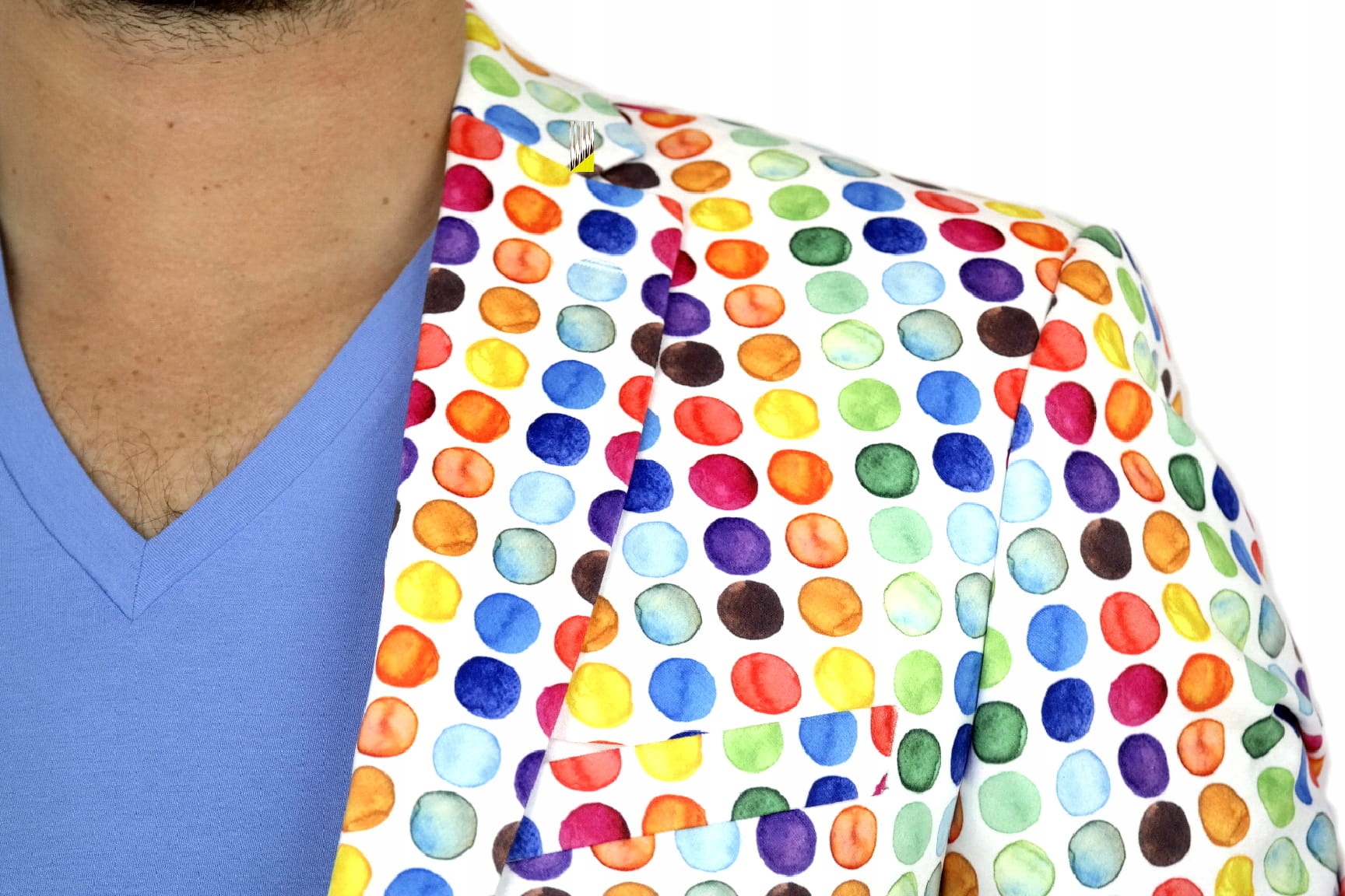 GIOVANNI PERA Marynarka męska D001 grochy 54 L|XL